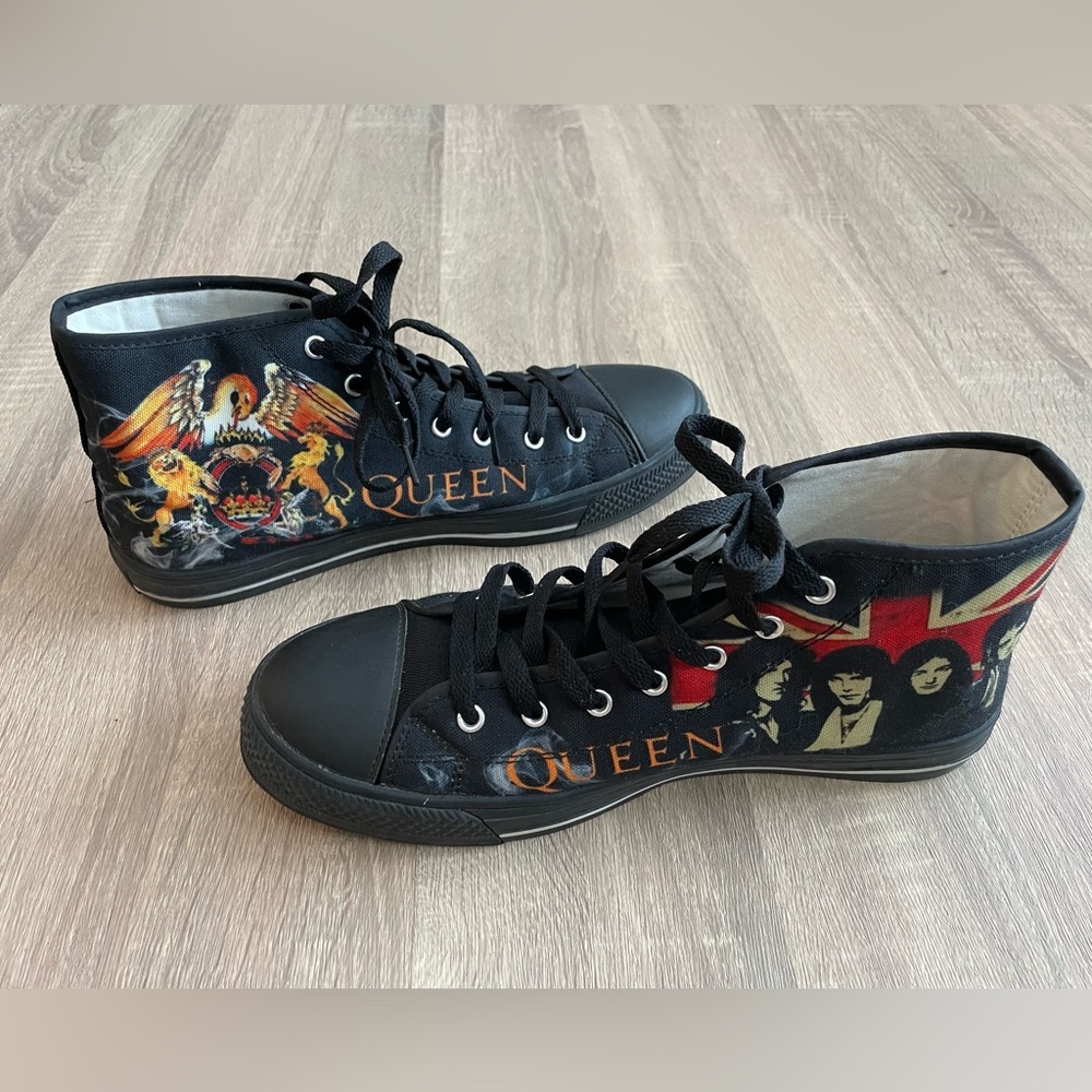 QUEEN Rock Band Hightop Canvas Sneakers (Converse-style)